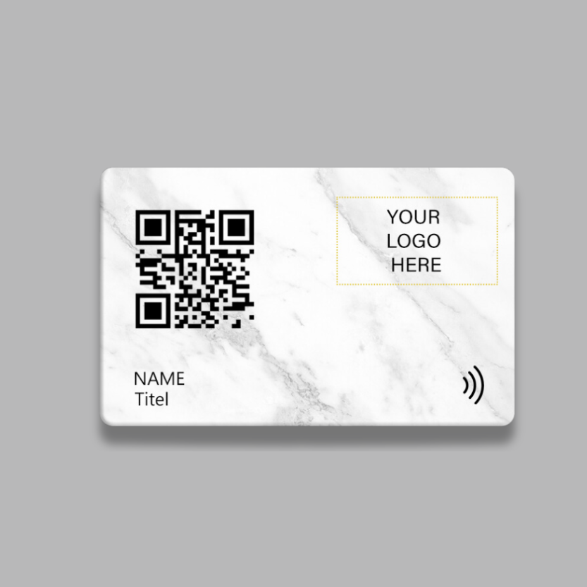 Black Marble PVC | Digital Business Card