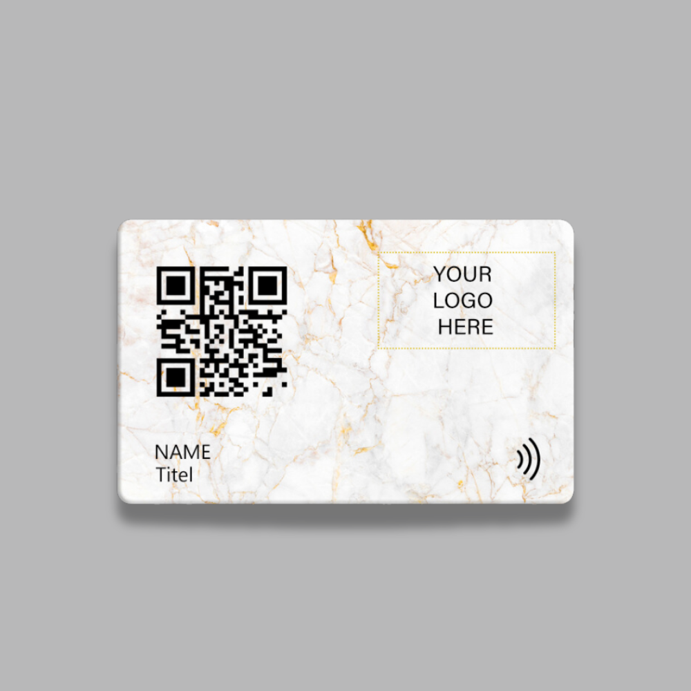 Gold Marble PVC | Digital Business Card