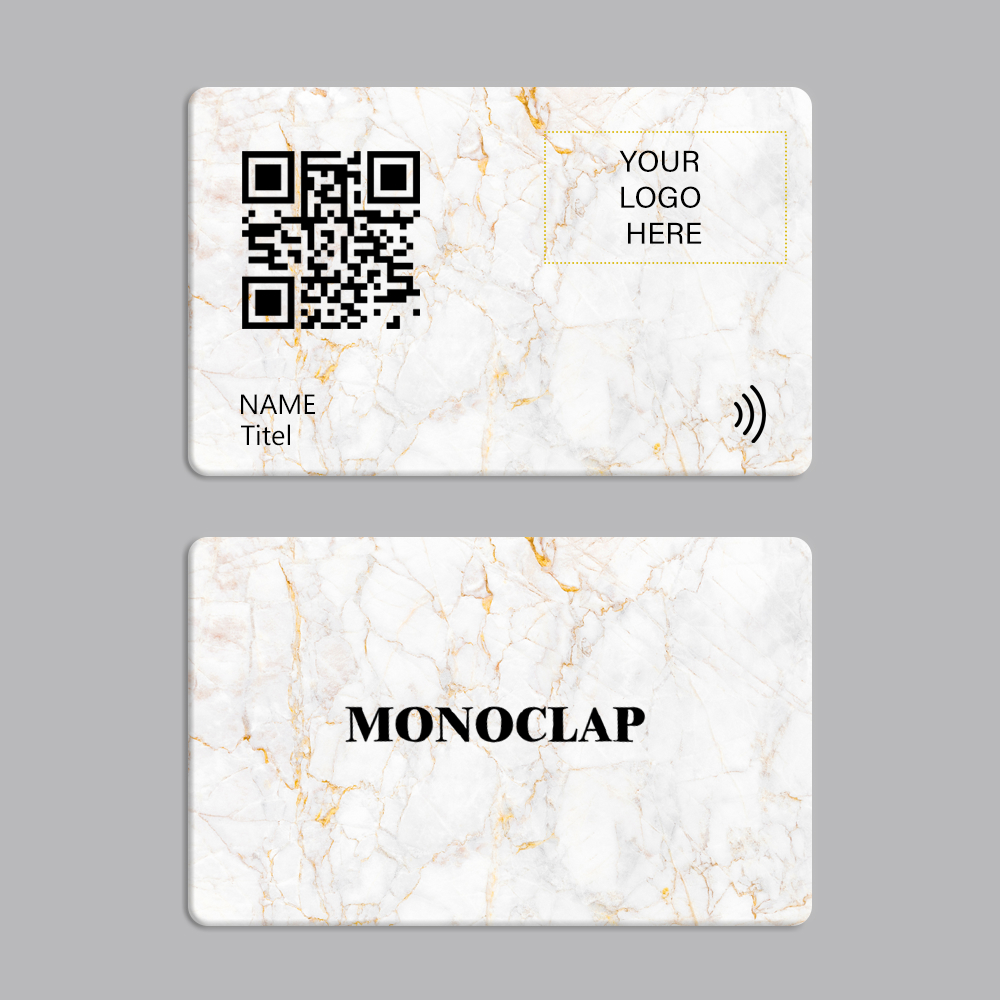 Gold Marble PVC | Digital Business Card