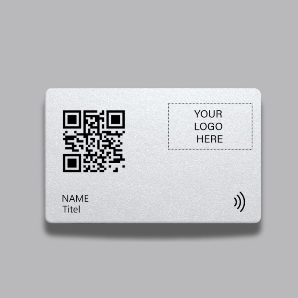 Silver PVC | Digital Business Card