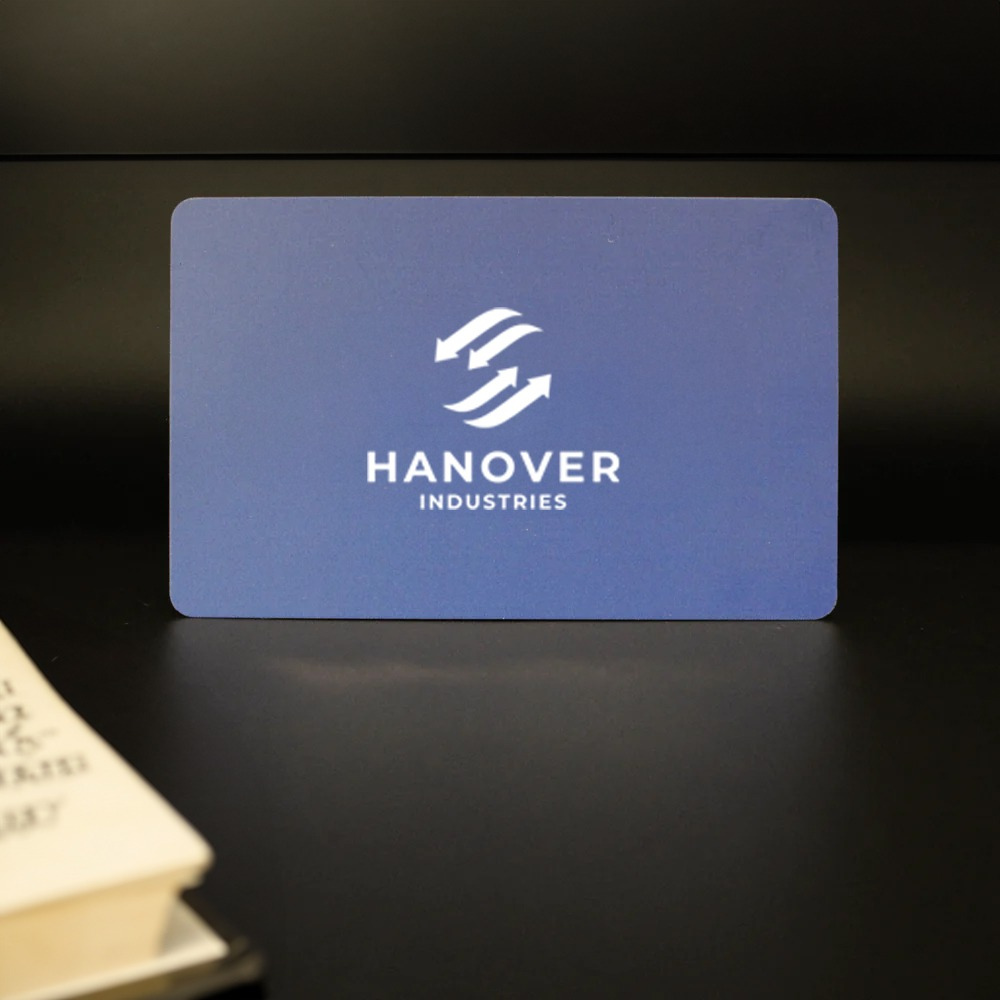 Blue Matte PVC | Digital Business Card