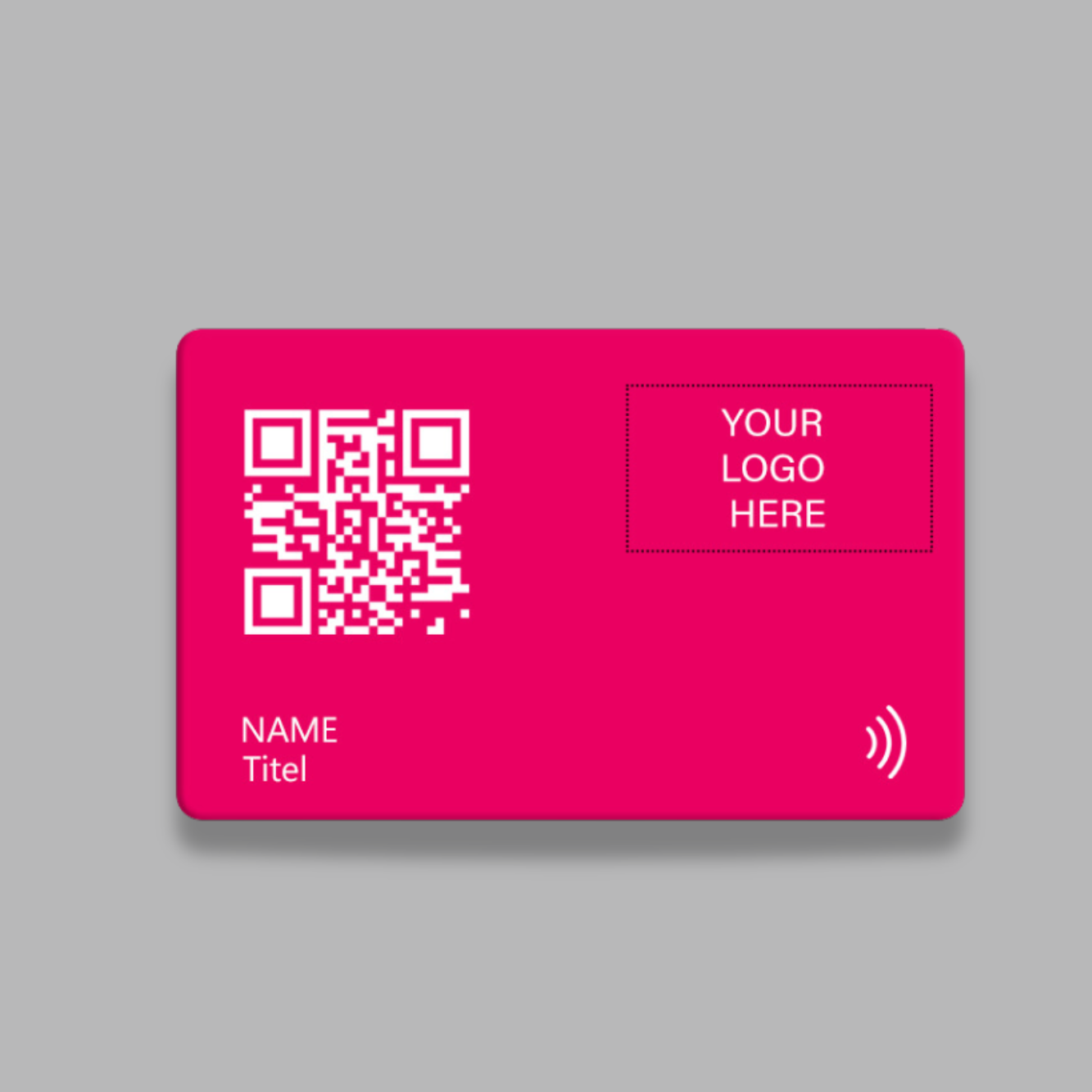 Pink Digital Business Card | PVC Card