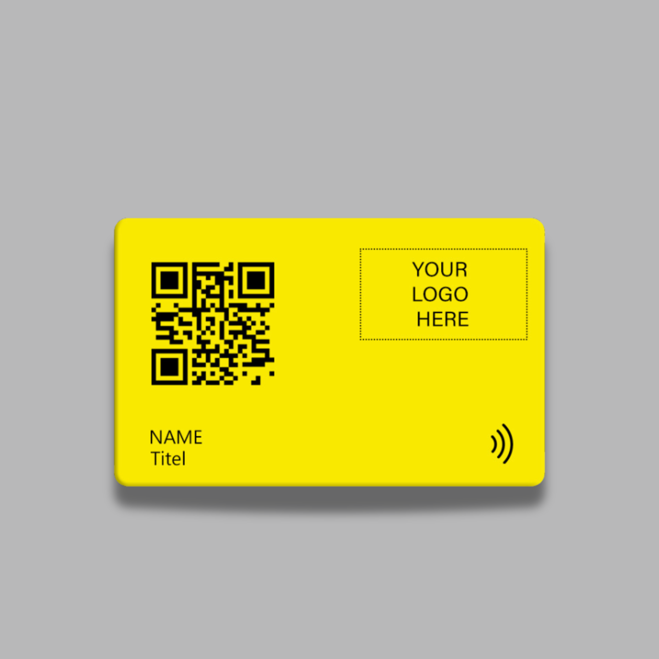 Yellow PVC | Digital Business Card