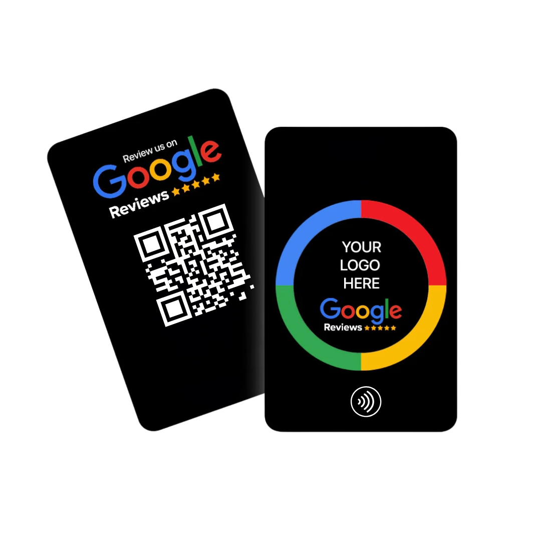 Google Review Card Black | NFC Card