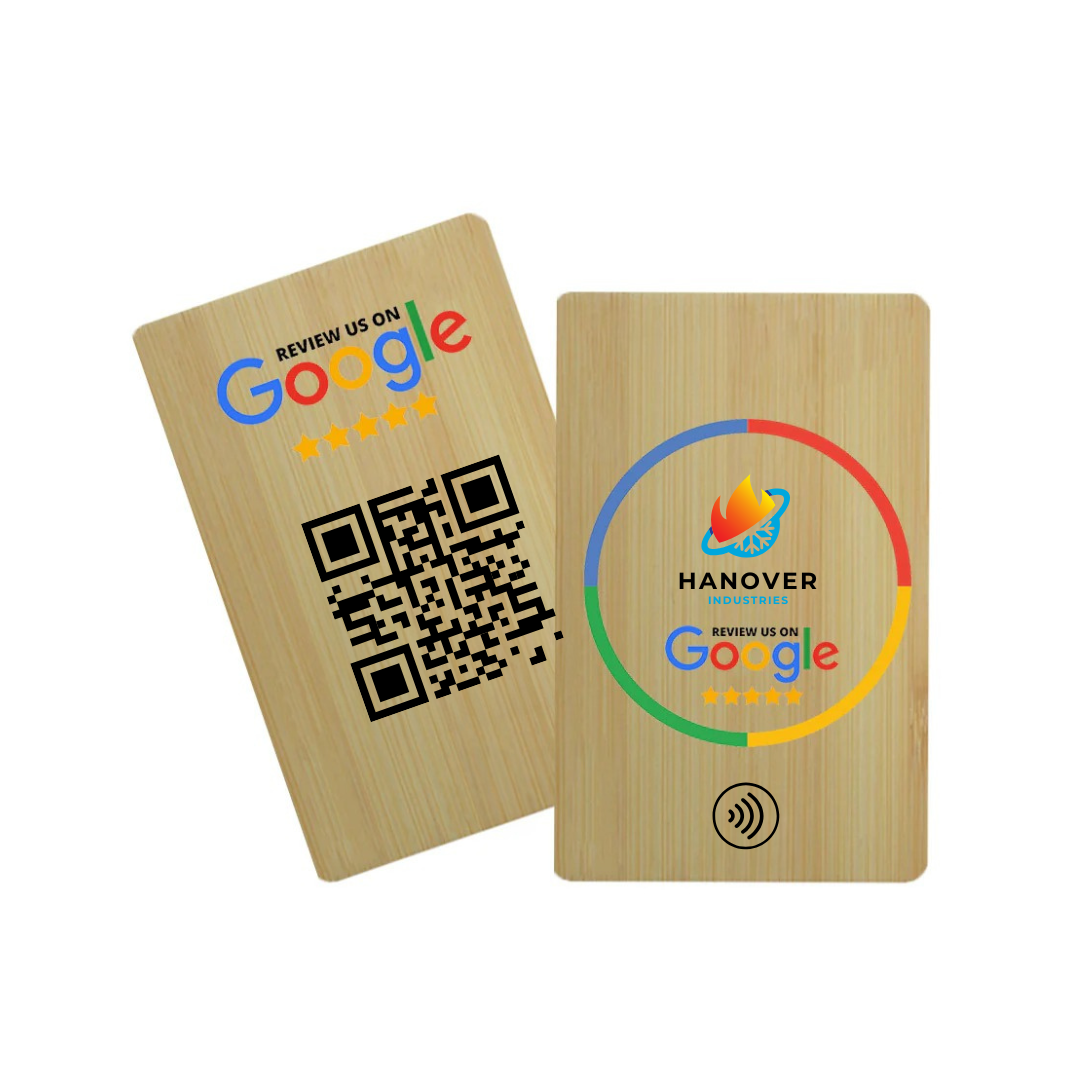 Google Review Bamboo NFC Card | reviews for google