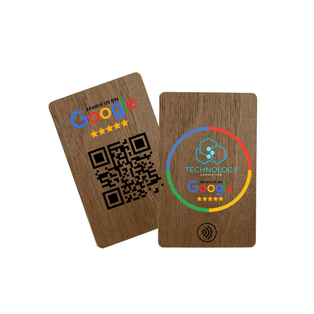 Google Review Walnut NFC Card | reviews for google