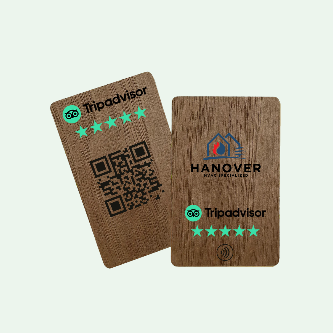 Tripadvisor Walnut NFC Card | reviews for Tripadvisor