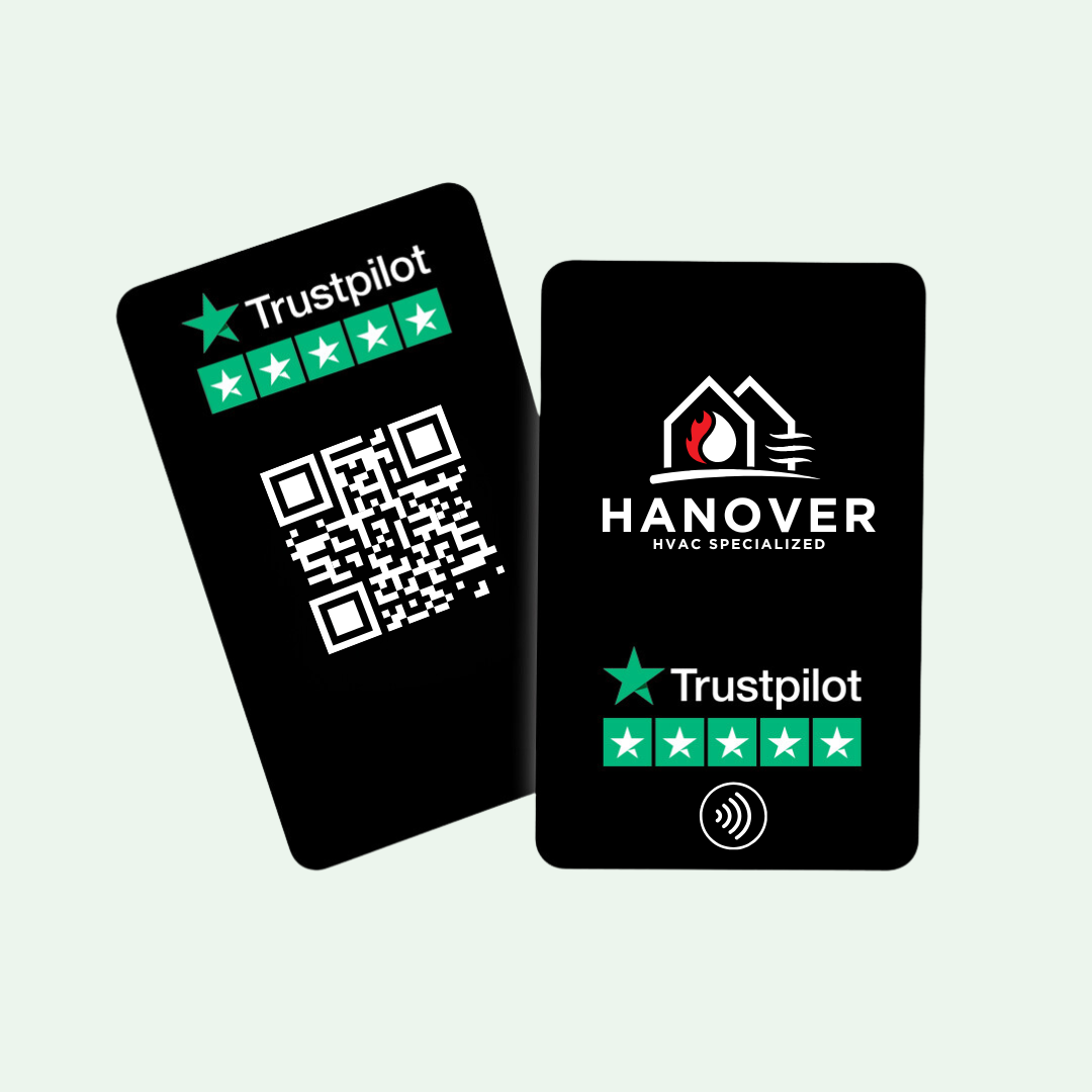 Trustpilot Review Card Black | NFC Card