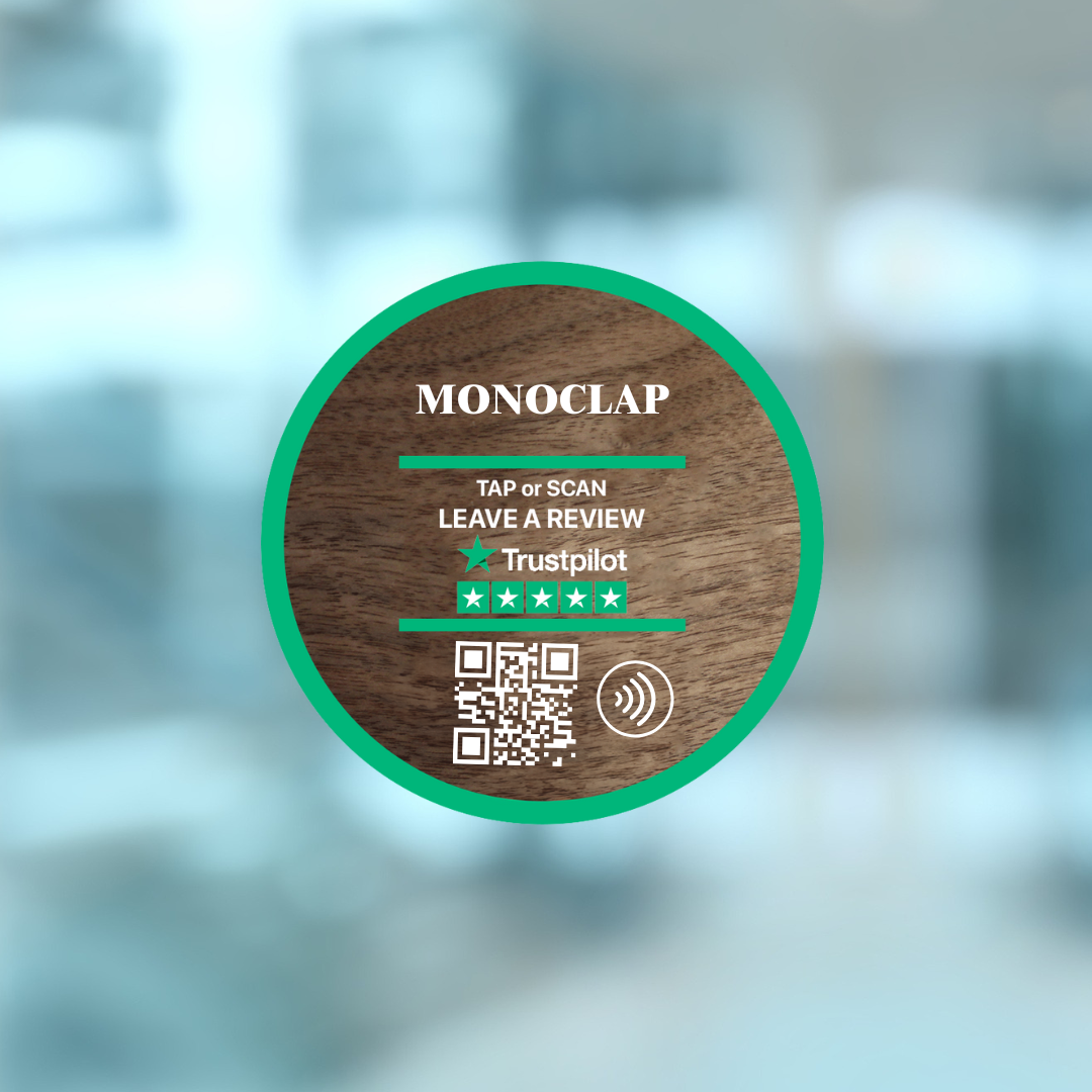 TrustPilot Increase your reviews WALNUT NFC Tag