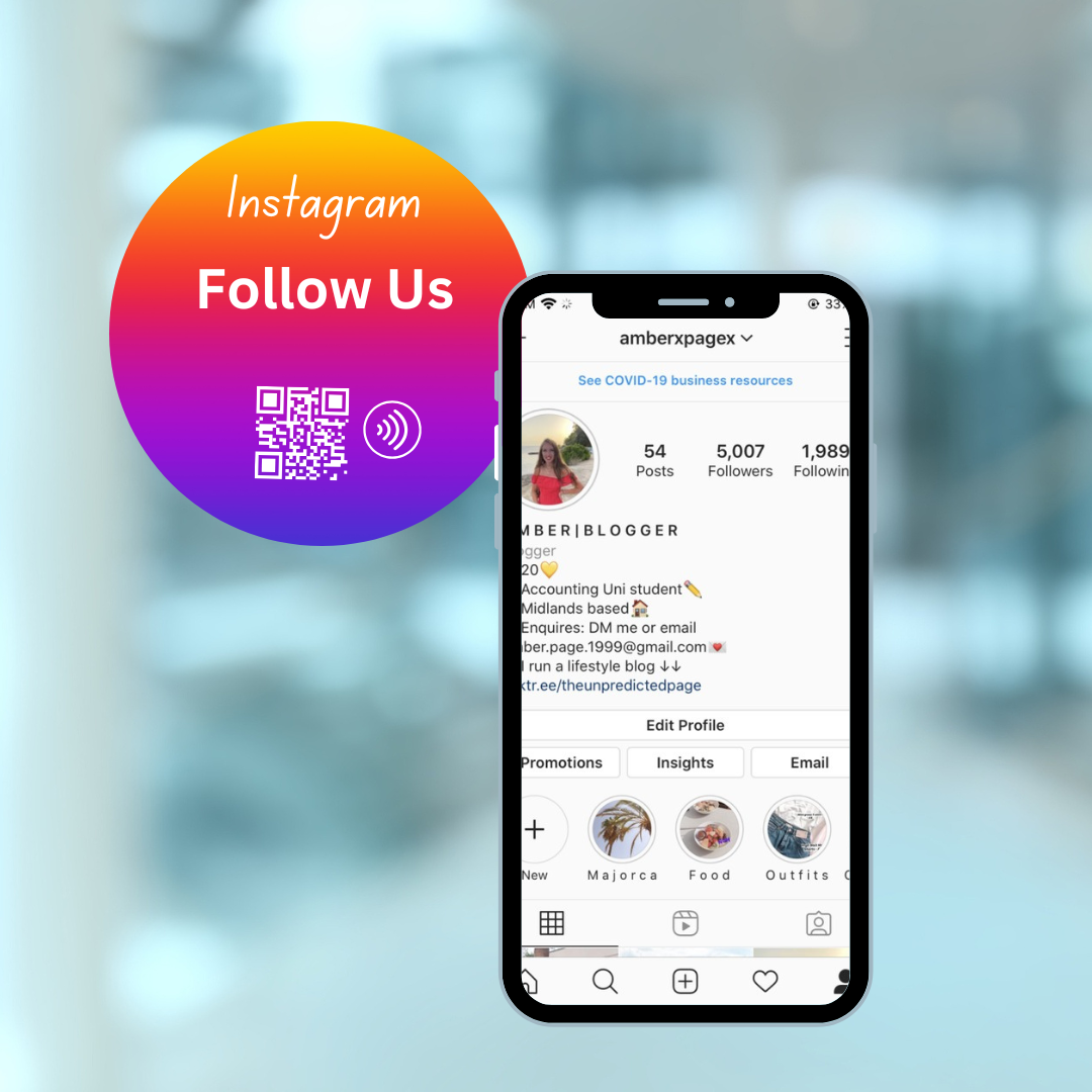 Instagram NFC TAG | Instantly increase your followers