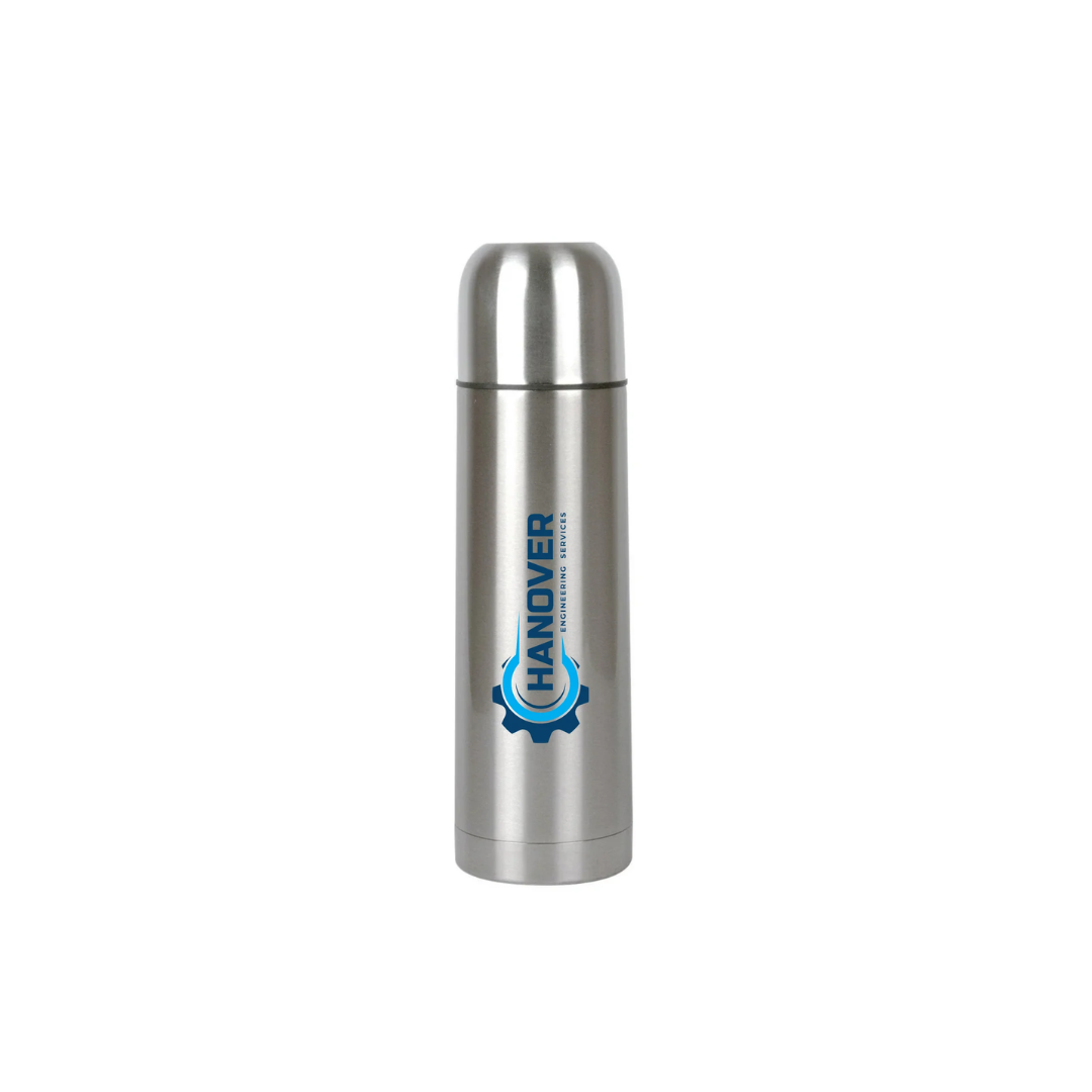 Thermal Flask Bottle - 500ml - FULL SILVER