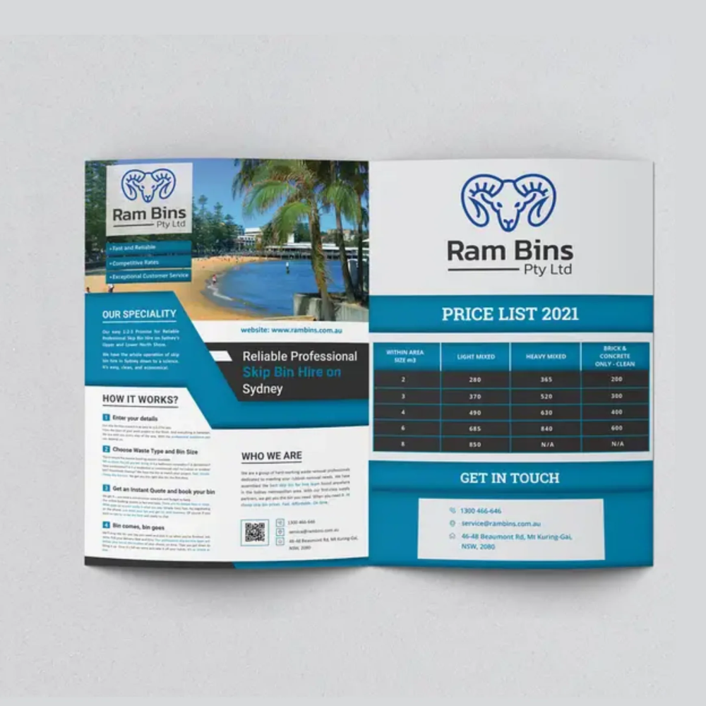 A5 Flyers & Leaflets Bi-Fold