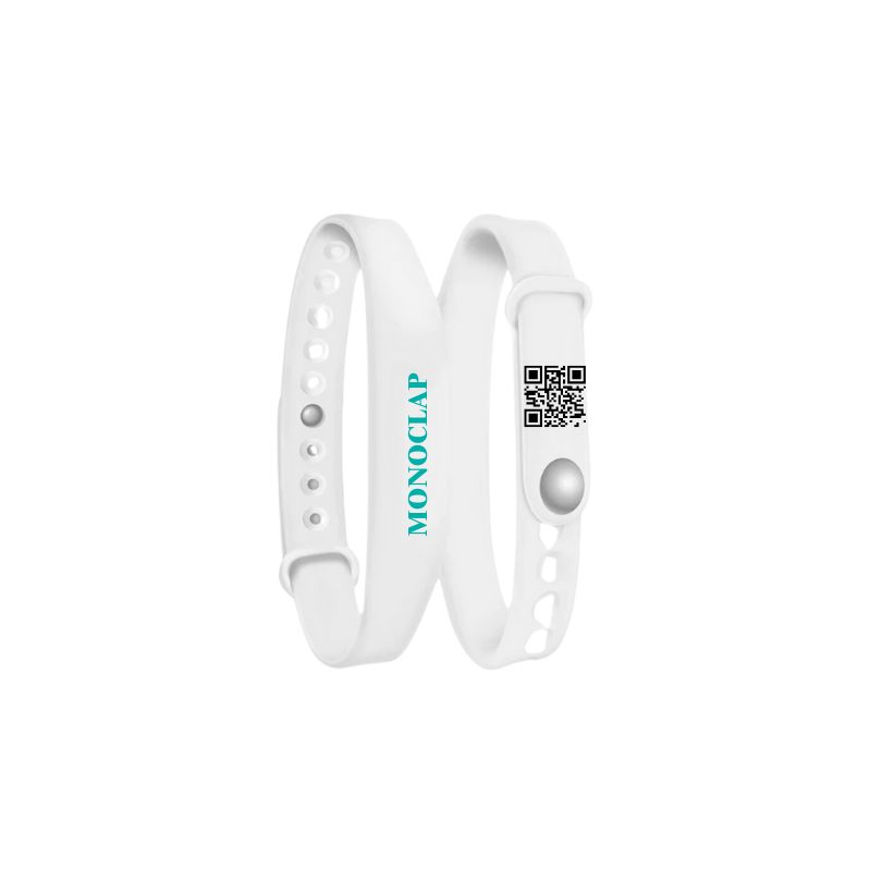 White Wristband | Digital Business Card