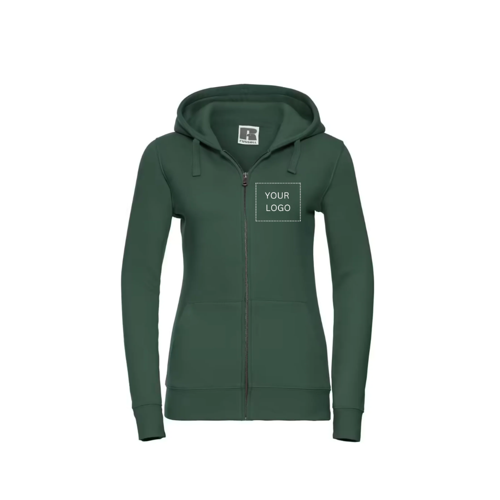 Russell R266F - Premium Ladies Full Zip Fleece Hooded Sweatshirt