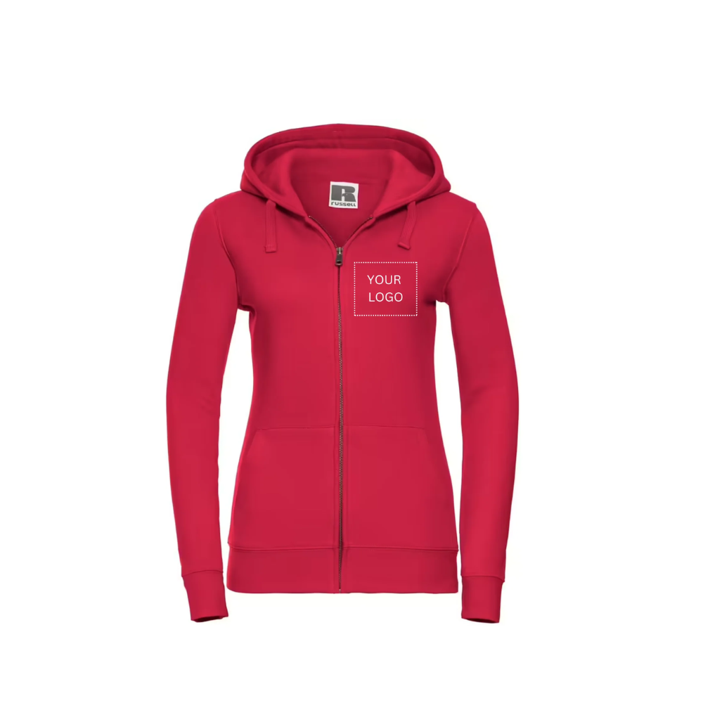 Russell R266F - Premium Ladies Full Zip Fleece Hooded Sweatshirt