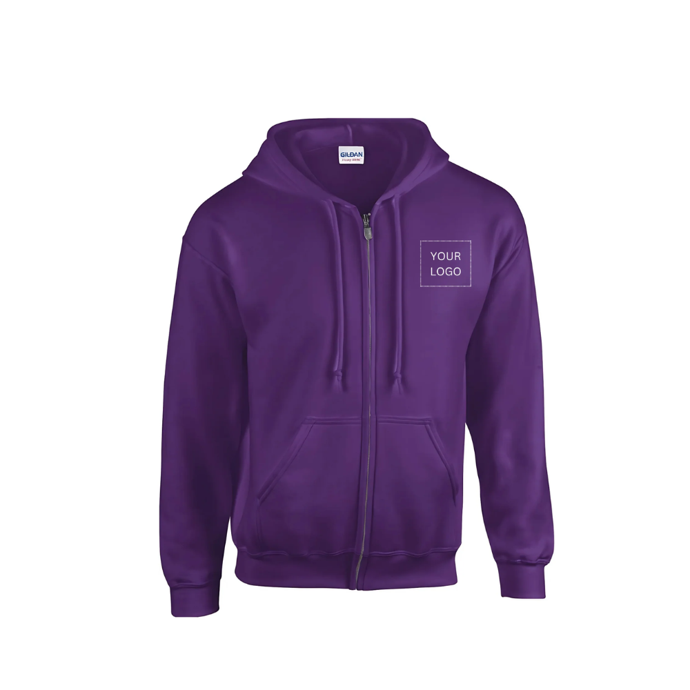 Gildan - Ultra Soft Full Zip Hooded Sweatshirt with Pockets